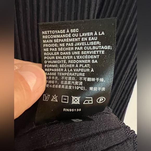 lafayette 148 matching set KNIT RIBBED OPEN FRONT CARDIGAN & bateau neck top L - Picture 13 of 16